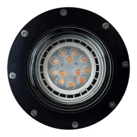 Outdoor Landscape Lighting LED 12V Low Voltage UNF08 Fiber Glass 12V Low Voltage Commercial LED In-ground Well Light IP65 Waterproof PAR36 Socket