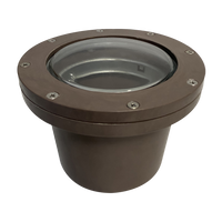 Outdoor Landscape Lighting LED 12V Low Voltage UNF08 Fiber Glass 12V Low Voltage Commercial LED In-ground Well Light IP65 Waterproof PAR36 Socket