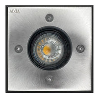Outdoor Landscape Lighting LED 12V Low Voltage UNS01 12V Low Voltage LED In-Ground Well Light Square Stainless Steel Landscape Lighting Waterproof MR16 Socket