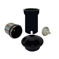 Outdoor Landscape Lighting LED 12V Low Voltage UNS03 Stainless Steel Mono Directional One Slit In-Ground 12V Low Voltage LED In Ground Landscape Lighting MR16 Socket