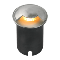 Outdoor Landscape Lighting LED 12V Low Voltage UNS03 4x/8x/12x Package Stainless Steel Mono Directional One Slit In-Ground 12V Low Voltage LED In Ground Landscape Lighting with MR16 5W 3000K Bulb