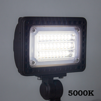 Outdoor Landscape Lighting LED 12V Low Voltage FLACCT20 12V Low Voltage Adjustable CCT and Wattage 5W-20W Integrated LED Landscape Lighting Outdoor Floodlight