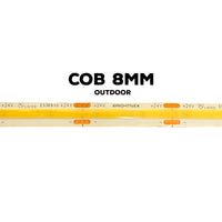 Outdoor Landscape Lighting LED 12V Low Voltage SLD04 16ft/32ft/82ft Dotless Single Color Linear 3.05W/ft for 8mm | 4.27W/ft for 10mm LED Strip Lights Low Voltage FCOB DC24V Tape Light