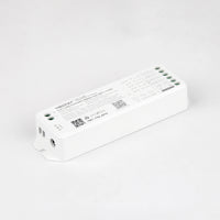 Outdoor Landscape Lighting LED 12V Low Voltage Miboxer ML5 Matter over Wi-Fi LED Strip Light 5 in 1 Controller for Single-Color, CCT, RGB, RGBW, RGBCCT Strip Lights, Smartphone APP Control and Voice Command