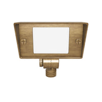 FPBCC04 Cast Brass 3CCT Adjustable 2W-7W Rectangular Built-In LED Flood Light 12V Low Voltage Fixture