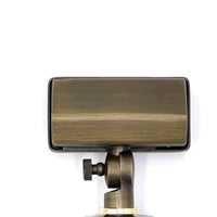 Outdoor Landscape Lighting LED 12V Low Voltage FLBP02 Tulay Antique Brass Squared Flood Light Low Voltage Landscape Lighting