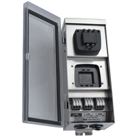 Outdoor Landscape Lighting LED 12V Low Voltage STS300 AC 300W 12V, 15V Low Voltage Stainless Steel Transformer with Photocell & Timer IP65