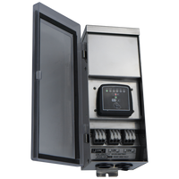 Outdoor Landscape Lighting LED 12V Low Voltage STS300 AC 300W 12V, 15V Low Voltage Stainless Steel Transformer with Photocell & Timer IP65