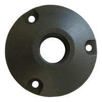 Outdoor Landscape Lighting LED 12V Low Voltage AP1 Aluminum Surface Mount Round Bracket for Landscape Lighting Fixture Black