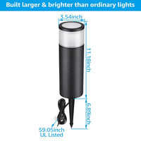 Outdoor Landscape Lighting LED 12V Low Voltage ALPCC08 8-Pack 4.5W 5CCT LED Landscape Pathway Light Package, 12V Low Voltage Modern Path Lights