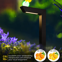 Outdoor Landscape Lighting LED 12V Low Voltage ALPCC07 6-Pack 5W 3CCT LED Landscape Pathway Light Package, 12V Low Voltage Modern Path Lights