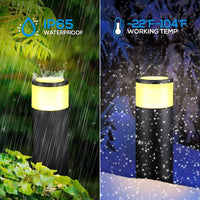 Outdoor Landscape Lighting LED 12V Low Voltage ALPR08 8-Pack RGB LED Landscape Pathway Lights Package, 4.5W Low Voltage 12V Bollard Outdoor Landscape Lighting