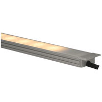 Outdoor Landscape Lighting LED 12V Low Voltage AP44M 8 ft Aluminum Channel Flush Mount 0.70″(W) x 0.31″(H) for LED Strip Lights | 10 Pack