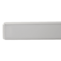 Outdoor Landscape Lighting LED 12V Low Voltage AP46M 8 ft Aluminum Channel Surface Mount 0.59″(W) x 0.31″(H) for LED Strip Lights | 10 Pack