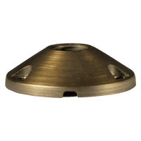 Outdoor Landscape Lighting LED 12V Low Voltage BP1 Brass Surface Mount Round Bracket for Landscape Lighting Fixture