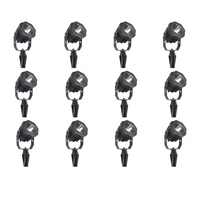 Outdoor Landscape Lighting LED 12V Low Voltage CD20 4x/8x/12x Package 20W 12V Low Voltage Ground LED Aluminum Spotlight Waterproof Outdoor Fixture 3000K 12 Pack