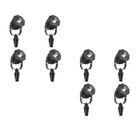 Outdoor Landscape Lighting LED 12V Low Voltage CD20 4x/8x/12x Package 20W 12V Low Voltage Ground LED Aluminum Spotlight Waterproof Outdoor Fixture 3000K 8 Pack