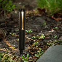 Outdoor Landscape Lighting LED 12V Low Voltage CDPA53 4x/8x/12x Package 12V Low Voltage 3000K Warm White Integrated LED Rectangular Bollard Light Outdoor Aluminum Path Lighting