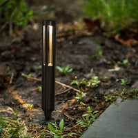 Outdoor Landscape Lighting LED 12V Low Voltage CDPA53 12V Low Voltage 3W 3000K Warm White Integrated LED Rectangular Bollard Light Outdoor Aluminum Path Lighting