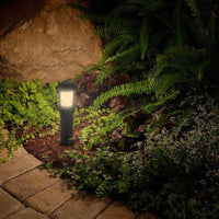 Outdoor Landscape Lighting LED 12V Low Voltage CDPA55 3W 12V Low Voltage 3000K Warm White Integrated LED Garden Bollard Aluminum Path Light
