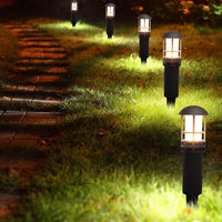 Outdoor Landscape Lighting LED 12V Low Voltage CDPA55 3W 12V Low Voltage 3000K Warm White Integrated LED Garden Bollard Aluminum Path Light