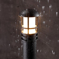 Outdoor Landscape Lighting LED 12V Low Voltage CDPA55 3W 12V Low Voltage 3000K Warm White Integrated LED Garden Bollard Aluminum Path Light