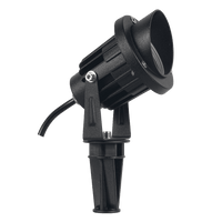 Outdoor Landscape Lighting LED 12V Low Voltage CD75 7W 12V Low Voltage LED Directional Outdoor Landscape Aluminum Spotlight Narrow Beam Black