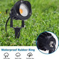 Outdoor Landscape Lighting LED 12V Low Voltage CD75 7W 12V Low Voltage LED Directional Outdoor Landscape Aluminum Spotlight Narrow Beam