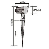 Outdoor Landscape Lighting LED 12V Low Voltage CD85 4x/8x/12x Package 10W 12V Low Voltage Garden Landscape Directional Waterproof Ground Narrow Beam Outdoor Aluminum Spotlight