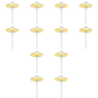 Outdoor Landscape Lighting LED 12V Low Voltage CDPA50 4x/8x/12x Package 3W 12V Low Voltage Smooth Hat 3000K Warm White Integrated LED Low Aluminum Voltage Path Light White 12 pack
