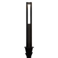 Outdoor Landscape Lighting LED 12V Low Voltage CDPA53 12V Low Voltage 3W 3000K Warm White Integrated LED Rectangular Bollard Light Outdoor Aluminum Path Lighting