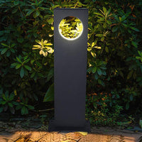 Outdoor Landscape Lighting LED 12V Low Voltage CDPA54 12V Low Voltage 3W 3000K Warm White Integrated LED Modern Bollard Light Landscape Aluminum Path Light