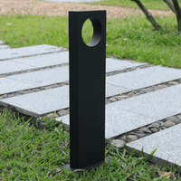 Outdoor Landscape Lighting LED 12V Low Voltage CDPA54 4x/8x/12x Package 12V Low Voltage 3W 3000K Warm White Integrated LED Modern Bollard Light Landscape Aluminum Path Light