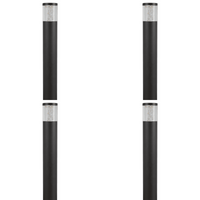 Outdoor Landscape Lighting LED 12V Low Voltage CDPA62 4x/8x/12x Package 3W 12V Low Voltage LED Linear Bollard Landscape Light Garden Aluminum Path Light 4 Pack