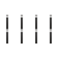 Outdoor Landscape Lighting LED 12V Low Voltage CDPA62 4x/8x/12x Package 3W 12V Low Voltage LED Linear Bollard Landscape Light Garden Aluminum Path Light 8 Pack