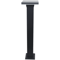 Outdoor Landscape Lighting LED 12V Low Voltage CDPA63 12W Bollard Aluminum Pathway Lighting LED Square Top Modern 12V Low Voltage