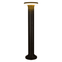 Outdoor Landscape Lighting LED 12V Low Voltage CDPA64 12W Bollard Aluminum Pathway Lighting LED Circle Top Modern 12V Low Voltage