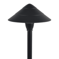Outdoor Landscape Lighting LED 12V Low Voltage CDPA65 3W 12V Beaded Swivel Hat 3000K Warm White Integrated LED 12V Low Voltage Aluminum Path Light