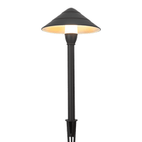 Outdoor Landscape Lighting LED 12V Low Voltage CDPA65 3W 12V Beaded Swivel Hat 3000K Warm White Integrated LED 12V Low Voltage Aluminum Path Light