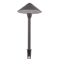 Outdoor Landscape Lighting LED 12V Low Voltage CDPA65 3W 12V Beaded Swivel Hat 3000K Warm White Integrated LED 12V Low Voltage Aluminum Path Light Bronze