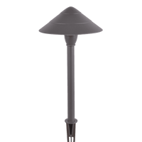 Outdoor Landscape Lighting LED 12V Low Voltage CDPA65 3W 12V Beaded Swivel Hat 3000K Warm White Integrated LED 12V Low Voltage Aluminum Path Light