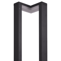 Outdoor Landscape Lighting LED 12V Low Voltage CDPA66 10W 3000K Warm White Integrated LED Modern 12V Low Voltage Bollard Light Landscape Aluminum Path Light