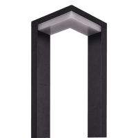 Outdoor Landscape Lighting LED 12V Low Voltage CDPA66 10W 3000K Warm White Integrated LED Modern 12V Low Voltage Bollard Light Landscape Aluminum Path Light