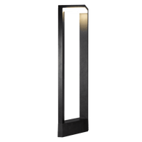 Outdoor Landscape Lighting LED 12V Low Voltage CDPA66 10W 3000K Warm White Integrated LED Modern 12V Low Voltage Bollard Light Landscape Aluminum Path Light