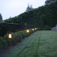 Outdoor Landscape Lighting LED 12V Low Voltage CDPS70 4x/8x/12x Package 3W 3000K Warm White Integrated LED Stainless Steel and Marble Path Light 12V Low Voltage Outdoor Landscape Lighting