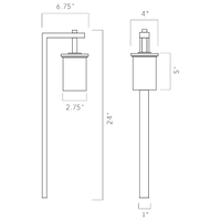 Outdoor Landscape Lighting LED 12V Low Voltage CDPS70 4x/8x/12x Package 3W 3000K Warm White Integrated LED Stainless Steel and Marble Path Light 12V Low Voltage Outdoor Landscape Lighting
