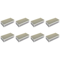 Outdoor Landscape Lighting LED 12V Low Voltage CRG31 4x/8x/12x Package DC12V Low Voltage In Ground RGB or Warm White LED Brick Paver Light Rectangle IP67 Waterproof Warm White 8 Pack