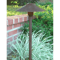 Outdoor Landscape Lighting LED 12V Low Voltage DL03 4x/8x/12x Package 12V AC/DC Aluminum Low Voltage Landscape Lighting Mushroom Path Light with G4 3W 3000K Bulb