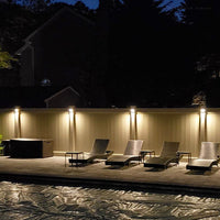 Outdoor Landscape Lighting LED 12V Low Voltage DLA03 12-Pack Black 2.5W 3CCT Low Voltage 3000K Warm White Integrated LED Outdoor Half Moon Aluminum Deck Lights Package, 12V LED Step Fence Landscape Lights