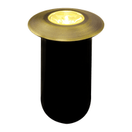 DMB52 1.5W LED de bajo voltaje para paisaje, accesorio de iluminación para pozo impermeable de latón empotrado